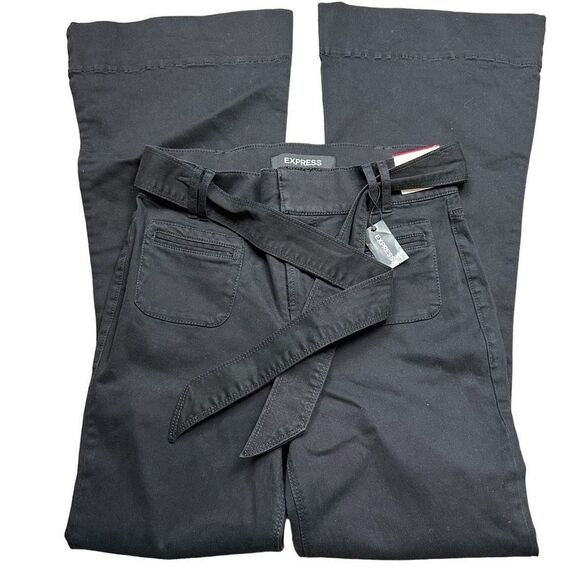 NWT Express bell flare high rise pants size 4r - Picture 1 of 4
